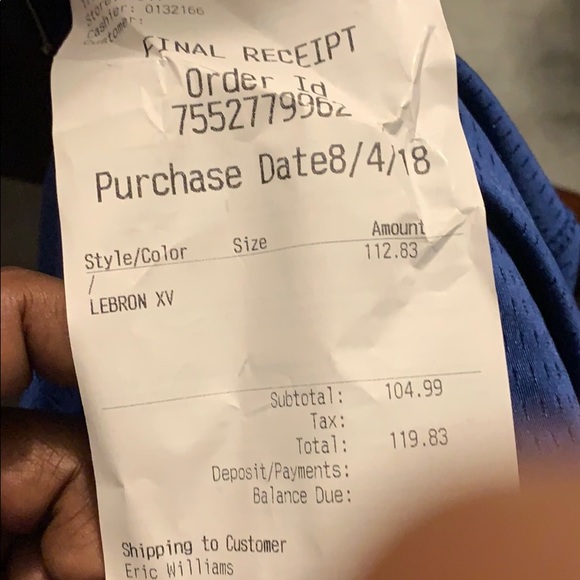 Men’s size 6.5 labron - Picture 5 of 5